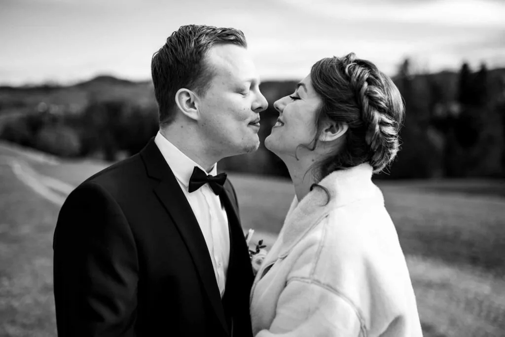 Hochzeit in Mosnang – Paarfotos mit Blick auf die Churfirsten