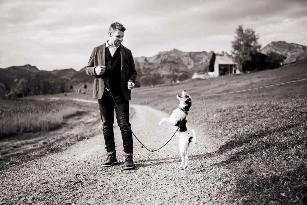 Paarshooting mit Hund am Schwendisee